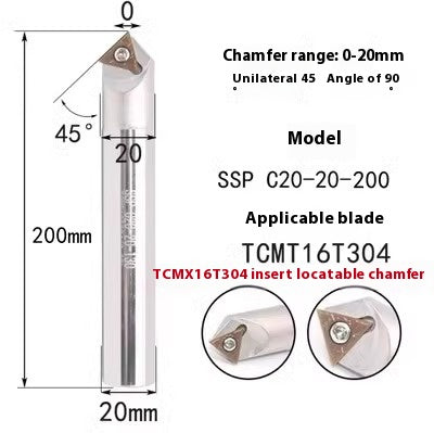 6039 Machining center 15 20 25 30 35 40 45 50 55 60 65 70 75 degree chamfering toolholder TCMT Shandong Denso Pricision Tools Co.,Ltd.